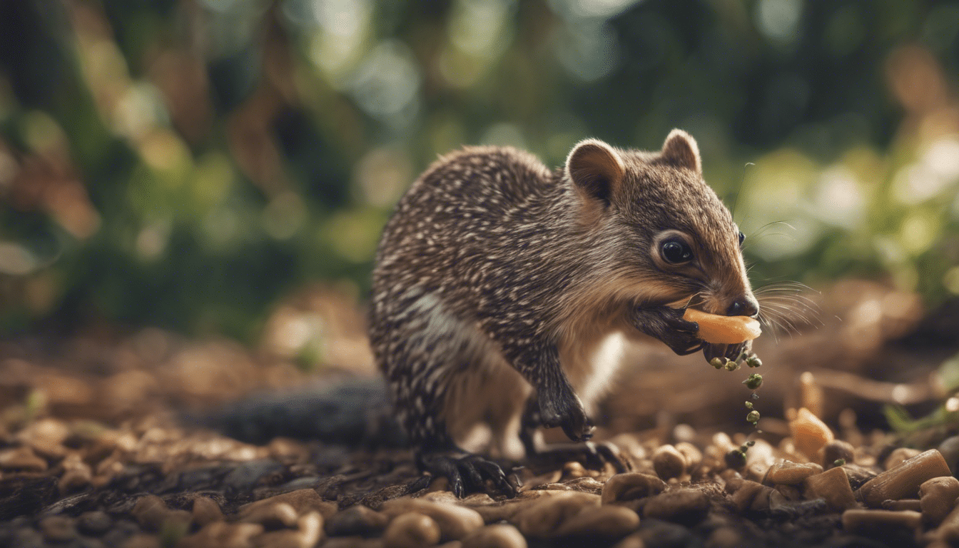 Erforschung der Ernährungsgewohnheiten und Ernährungspräferenzen kleiner Wildtiere in ihrem natürlichen Lebensraum