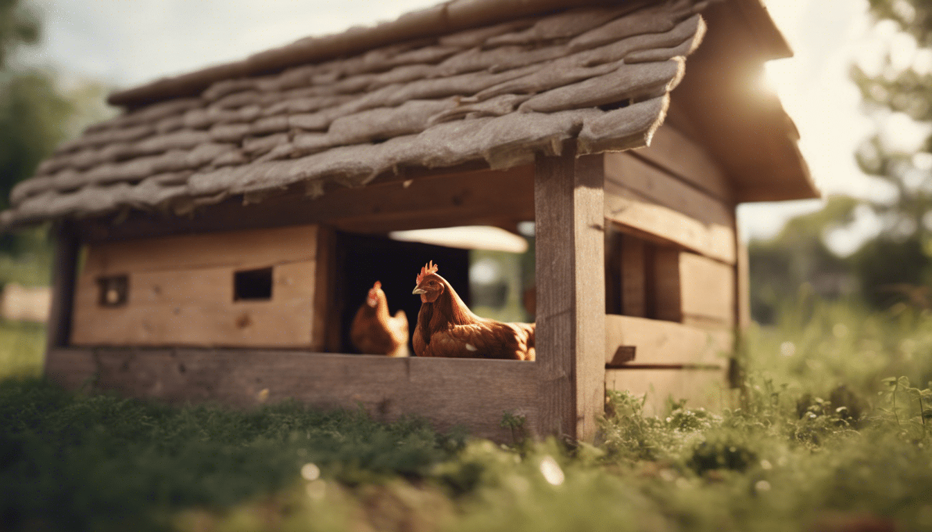 scopri una gamma di materiali da costruzione sostenibili ed ecologici per pollai che danno priorità alle preoccupazioni relative all'ambiente e al benessere degli animali.