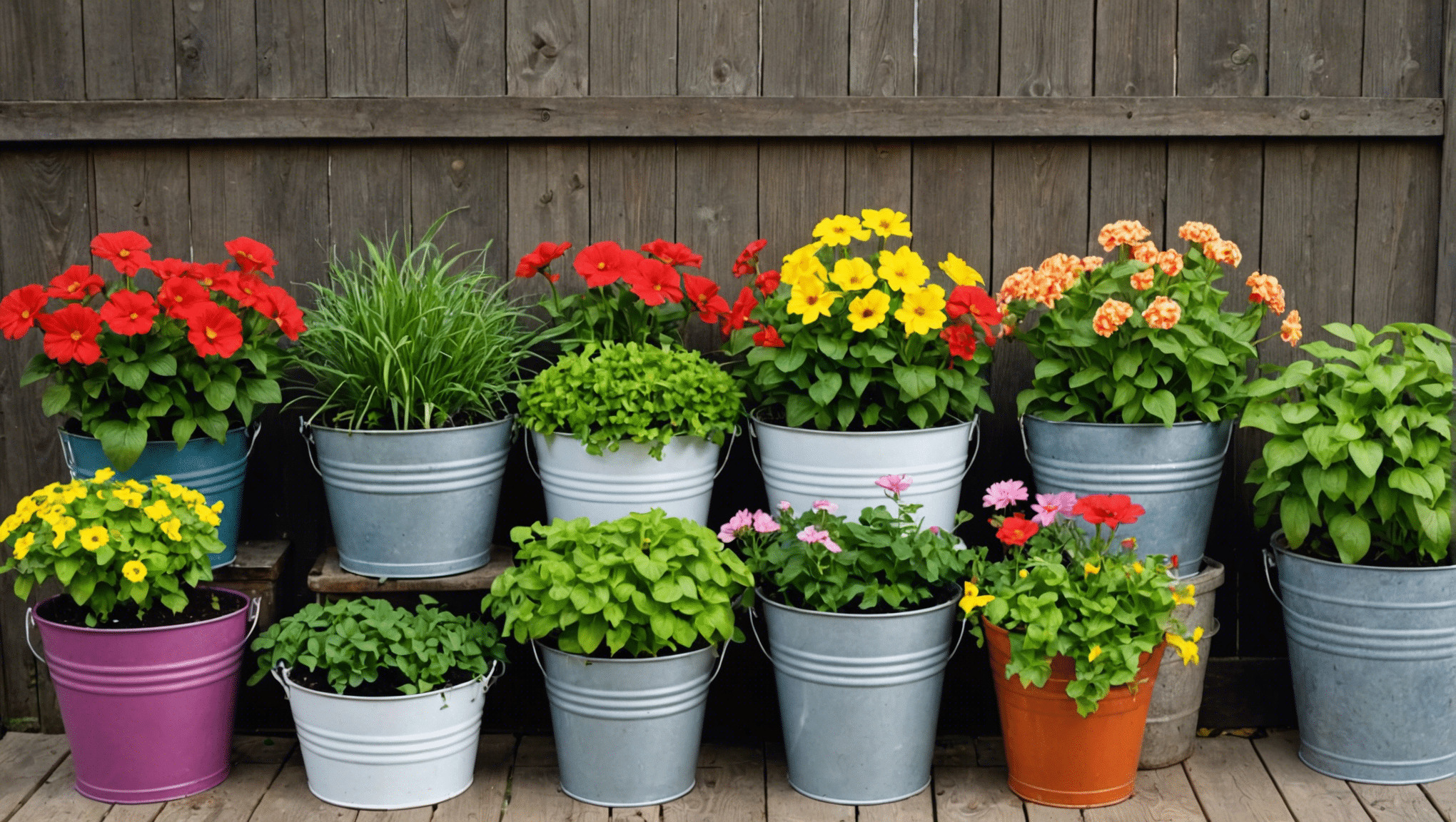 🌱 5 Creative Bucket Gardening Ideas to Spruce Up Your Space! 🌼